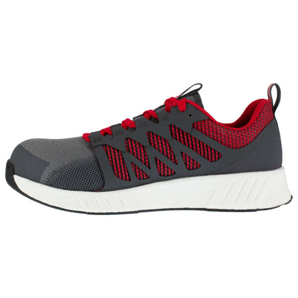 GREY RED WHITE SPORT OX S1P ESD