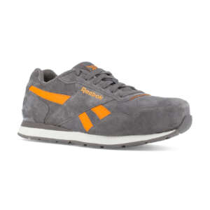 GREY AND ORANGE CLASSIC WORK SNEAKER