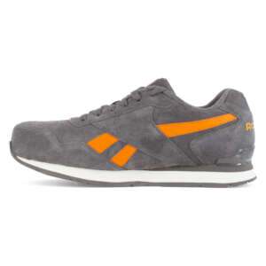 GREY AND ORANGE CLASSIC WORK SNEAKER